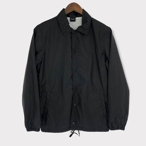 Moussy Black Superior Nylon Bomber Jacket OS - Picture 2 of 7